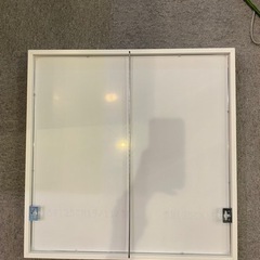 ★美品★壁掛けタイプ　ミラー　鏡　ホワイト　リビング　バスルーム　玄関の画像