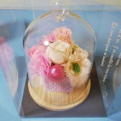 ●ガラスドーム 造花の画像