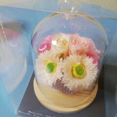 ●ガラスドーム 造花