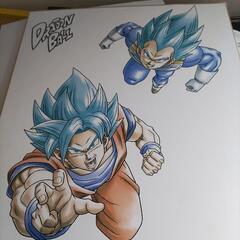 色紙　ドラゴンボール　6枚の画像