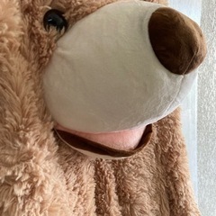 半完成のテディベア■綿なし■体長約120cm■の画像