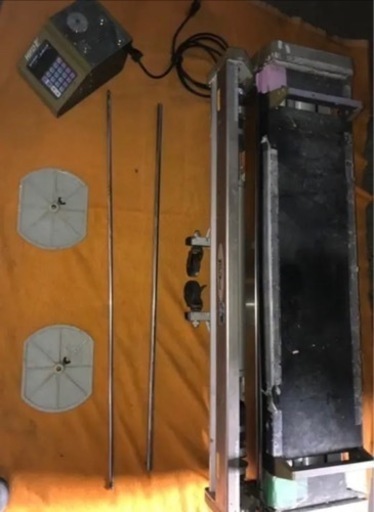 クロス糊付け機　折りたたみ式　セットアップスリッター