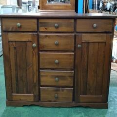 アンティーク調収納棚　多目的棚　100×46×86