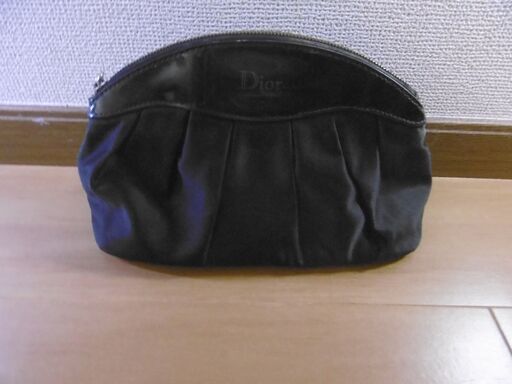 Christian Dior 7424120491 ディオール 化粧ポーチ 21×12×8 黒