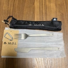 チタン製　フォーク　ナイフ　新品未使用　アウトドア用品