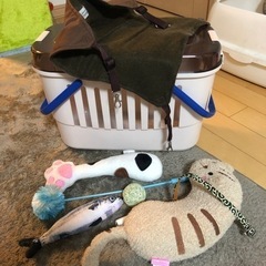 決まりました❣️ネコグッズ　キャリー　ハンモック　首輪