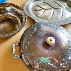 100年ほど前のアンティーク食器3点セット