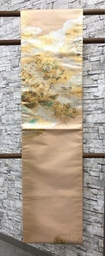 KMN-005 美品 正絹 螺鈿細工 袋帯 金彩加工