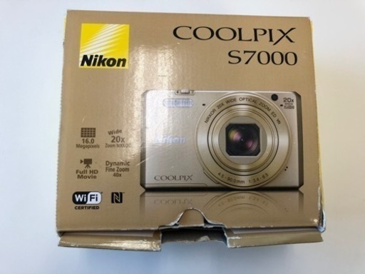 Nikon COOLPIX S7000 ニコン クールピクス Nikon CoolPix S7000 Black 16MP Digital Point & Shoot Camera [EXC+]
