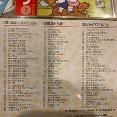 子ども向け童謡CD 5枚の画像