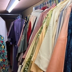 着物複数⭐︎ウール&ポリ製だけ♪無料で譲ります‼︎の画像