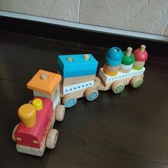 イマジナリウム　汽車　積み木　トイザらス　完品　知育玩具　きしゃ...
