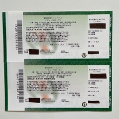 清里フィールドバレエ8月4日公演前から8列目中央ブロック2枚連番