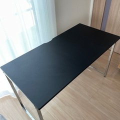 ニトリ　デスク　(N トリシア 120 BK)  テーブル　机の画像