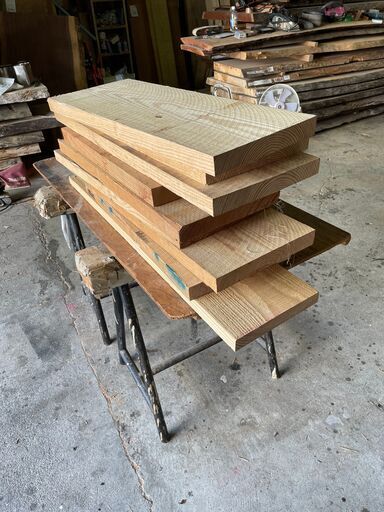無垢板　イエローパイン　一山