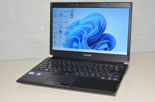 中古軽量ノート 最新Windows11+office 大容量HDD750GB 東芝 R732/F Core i5-3320M/メモリ4GB/13.3インチ/無線内蔵/HDMI/便利なソフト多数