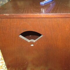 物置台　昭和の民芸調の画像