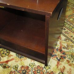 物置台　昭和の民芸調の画像