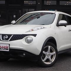 日産  ジューク 15RX プレミアホワイト  カートルズの自社ローンなら審査通るかも！まずはいったん仮審査！の画像