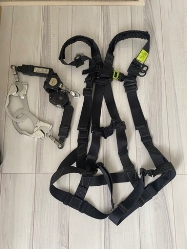 建築現場。フルハーネス新規格（タイタン）