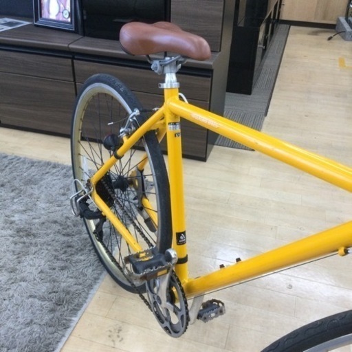●【✨デリバリー❗️サイクリング❗️通学❗️黄色がオシャレ❗️✨】WEEKEND BIKES/ウィークエンドバイクス 700Cクロスバ