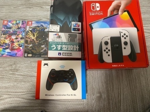 ☆美品☆任天堂Switch有機ELタイプ(ソフトセット・保証期間内)