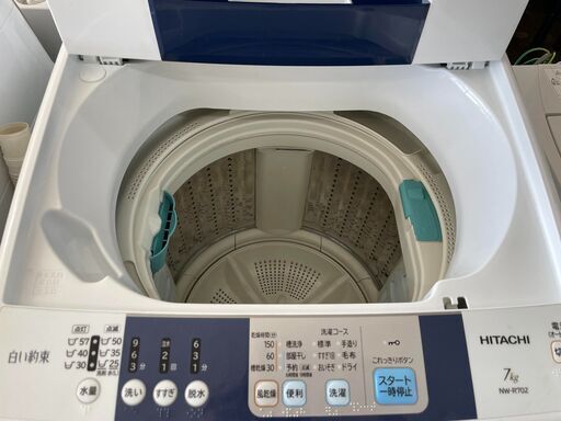 日立　7㎏洗濯機　白い約束　2016年製 リサイクルショップ宮崎屋住吉店　22.9.26　ｙ