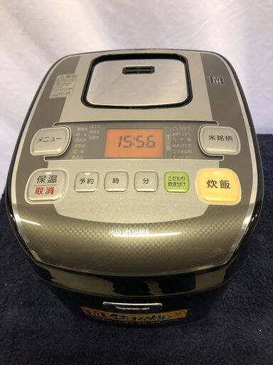 アイリスオーヤマ 圧力IH ジャー炊飯器 RC-PA50-B ブラック 2020年製 5.5合炊き 銘柄炊き