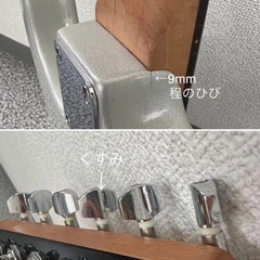 Photogenic  フォトジェニック　エレキギター　シルバー　グレー　ソフトケース付きの画像