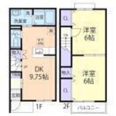 💖初期費用0円対応💖東武伊勢崎線「木崎」駅徒歩24分🌟2ＤＫ🎵管理番号「149729」  - 太田市