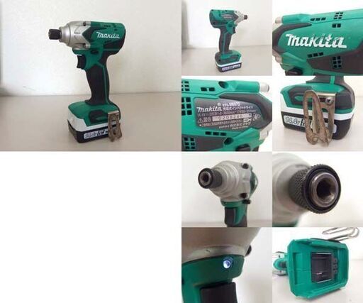 makita 充電式 14.4V インパクトドライバ M697D バッテリ2個 充電器 ケース付き DIY マキタ 札幌市 屯田店