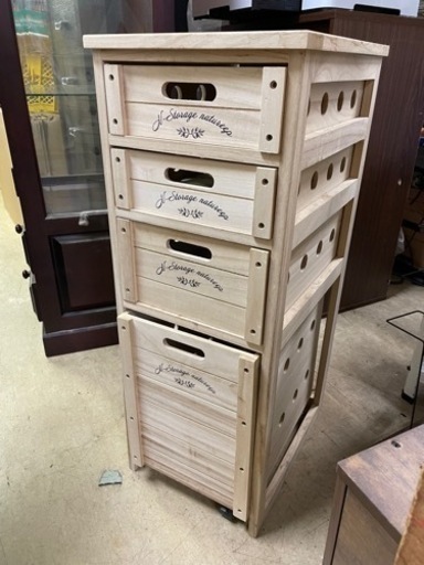 キッチンワゴンニトリ 収納 木材しげん屋