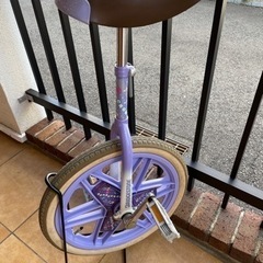 ⭐️一輪車　ブリヂストン　スケアクロウ　ラベンダー　18インチ⭐️