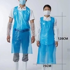 【新品】【未使用】【未開封】プラスチックエプロン 120枚入り ...