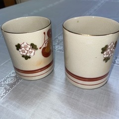 九谷焼　湯呑み2こセットの画像