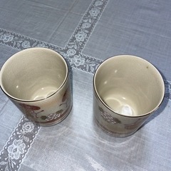 九谷焼　湯呑み2こセットの画像