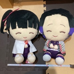 鬼滅の刃　ぬいぐるみ　栗花落カナヲ　胡蝶しのぶ