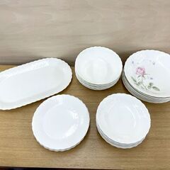 ナルミ ボーンチャイナ 食器まとめ売り 計24枚 大量 皿 プレ...