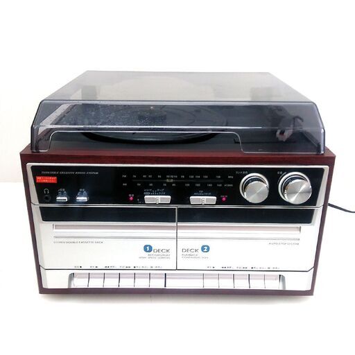 J0757 とうしょう カセットレコードプレーヤー TT386W 現状品