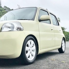 5MT★ローダウン★ホワイトアルミ★エッセ★足回り&アルミ純正戻し→4万円お値引き可の画像