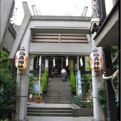 7/29  新橋駅集合　御朱印集め　カフェ