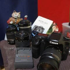 CANON  40D  レンズ多数　充電器.＋電池＋取説