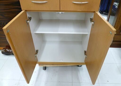 食器棚 幅60×奥行40.5×高さ180cm スリム キッチン収納 ナチュラル 苫小牧西店