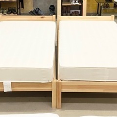 受け渡し予定あり 無印良品 シングルベッド 木製