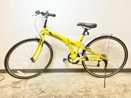 受付終了 受け渡し予定あり チャリンクス クロスバイク 折りたたみ自転車 700C