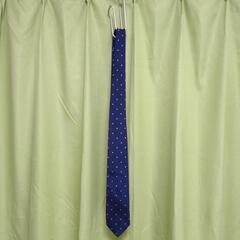ポールスミス　ネクタイ　水玉　シルク100％　ネイビー