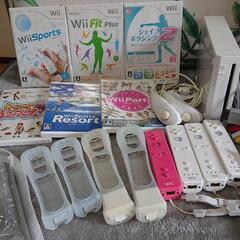 限定割引！7/30,31引取希望 wii本体+付属品 ソフト付きの画像