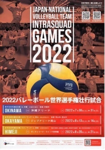 値下げ⭐︎男子日本代表紅白戦in沖縄  スタンドA席【2枚】