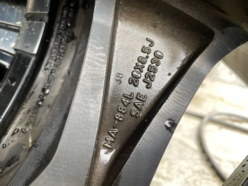 ハリアー　SPIEL  アルミ　ホイール　20インチ 8.5J+38 245/45R20 4本