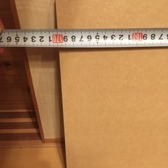 MDFボード　1700mm 厚み5.5mm 残5枚　棚板などにどうでしょうかの画像
